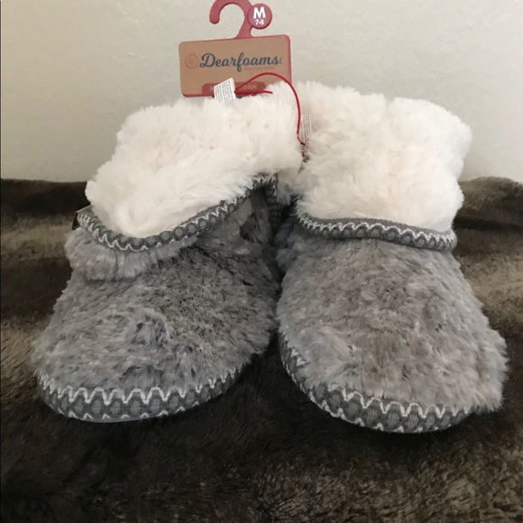dearfoams Shoes - Dear foams Slippers. Pile Fold Down Boot
